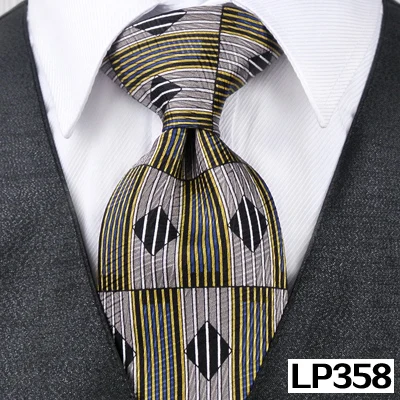 Ручная печать, мужские галстуки, галстук, узор Пейсли, геометрический, шелк, с принтом, классический,, уникальный костюм, подарок для мужчин - Цвет: LP358