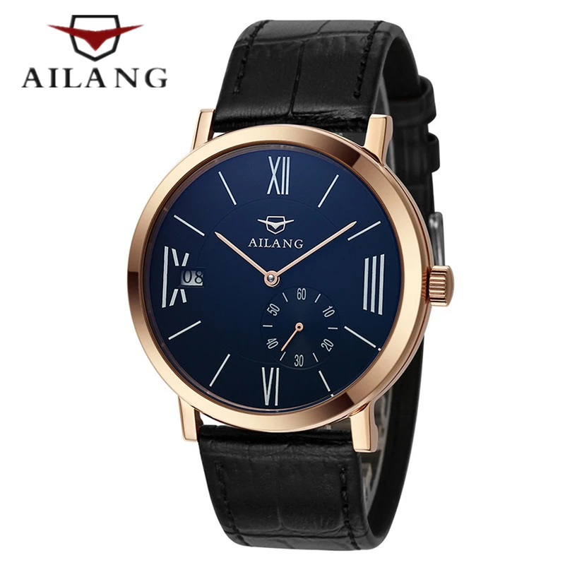

Hot Sale Famous Brand AILANG Mechanical gold men Watch Luxury Brand Mechanical wind business Watch Automatic Mechanical Watch