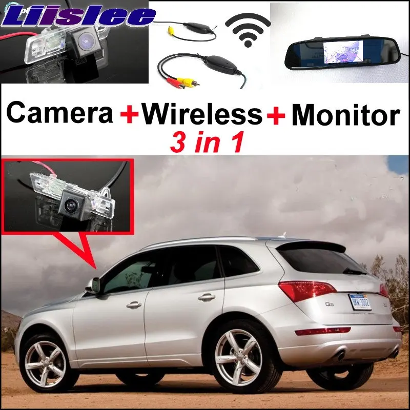 

Liislee 3in1 Special WiFi Camera + Wireless Receiver + Mirror Screen Easy DIY Parking Rear View System For Audi Q5 2008~2017