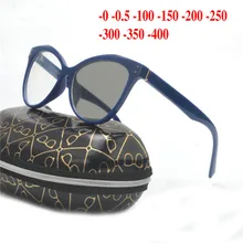 Для мужчин близорукость фотохромные солнцезащитные очки готовой Для женщин оправа для очков от близорукости с цвет линзы солнцезащитные очки близорукость очки NX