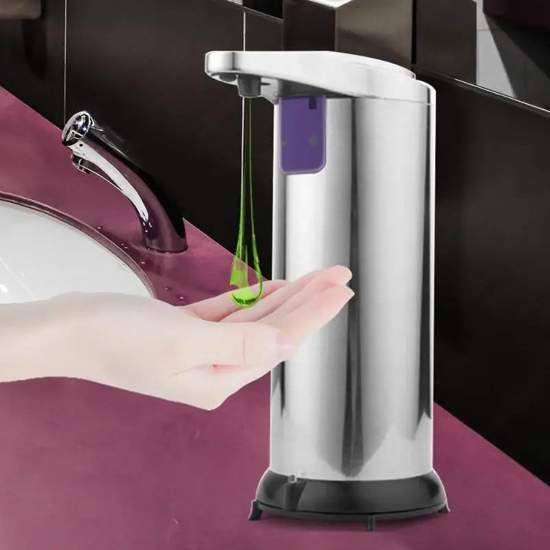 250 мл Автоматический Смарт сенсор Touchless жидкое мыло для ванны диспенсер контейнер