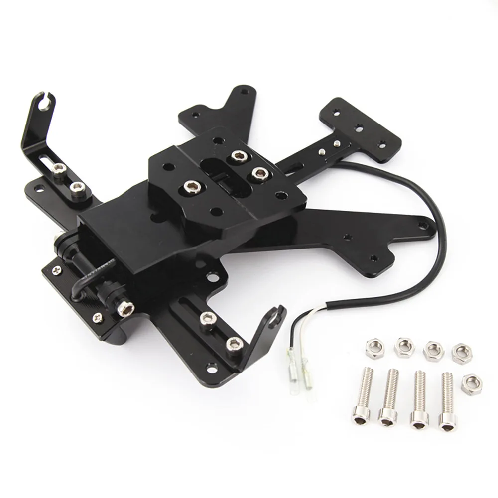 

For Kawasaki Z1000 CNC License Plate Bracket Holder Frame Licence w/ LED Light Lamp Z 1000 2010 2011 2012 2013 2014 2015 2016