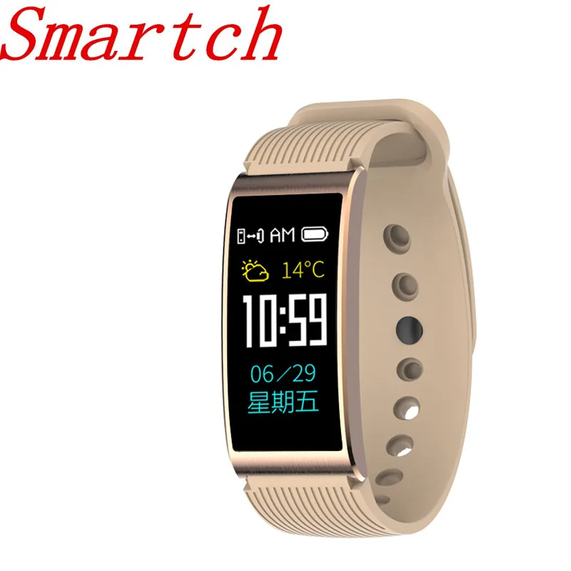 

Smartch X3 Smart Bracelet IP68 Waterproof Blood Pressure Measure Heart Rate Fitness Monitor Wristband for Android IOS