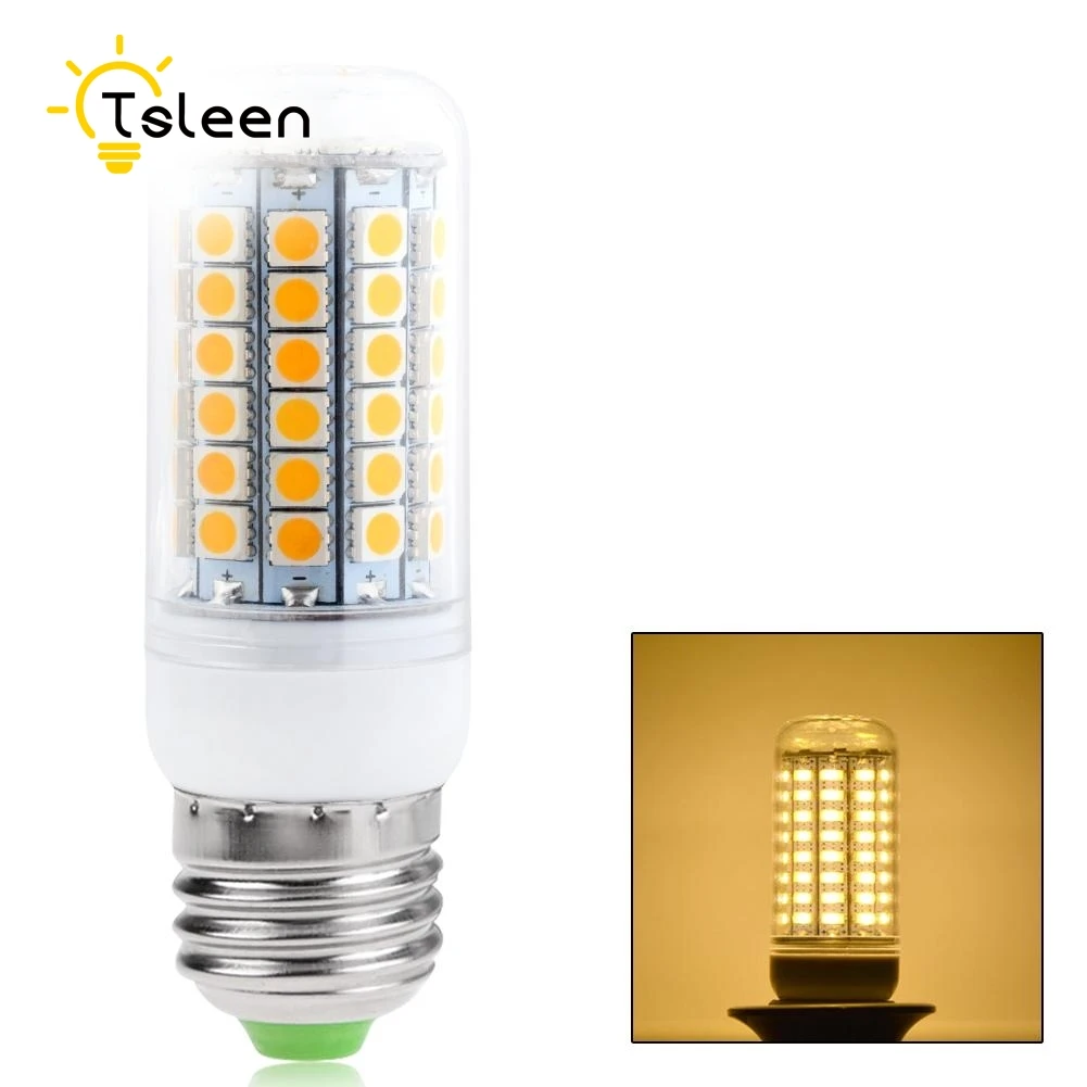 TSLEEN lámpara de LED 220 v E27 lámpara Led de maíz bombilla de luz Led al aire libre Lampen Lamparas bombilla Led cob E27 E14 b22 G9 blanco cálido