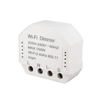 

Wifi Smart Dimmer Module 220V-240V 150W Controller Timer Switch Light Voice Control Works For Tuya Amazon Alexa Google Home If