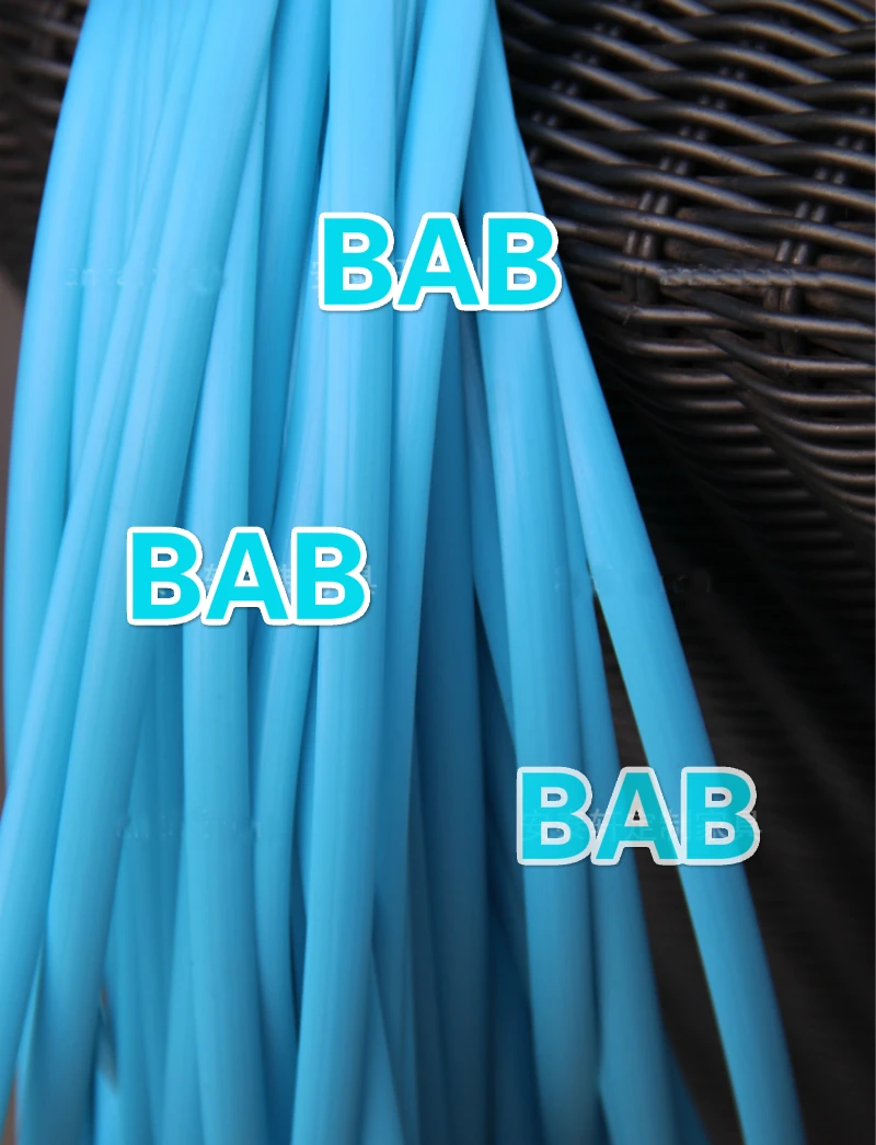 Blue flat synthetic PE rattan weaving material plastic rattan for knit and repair chair table,storage basket,ect