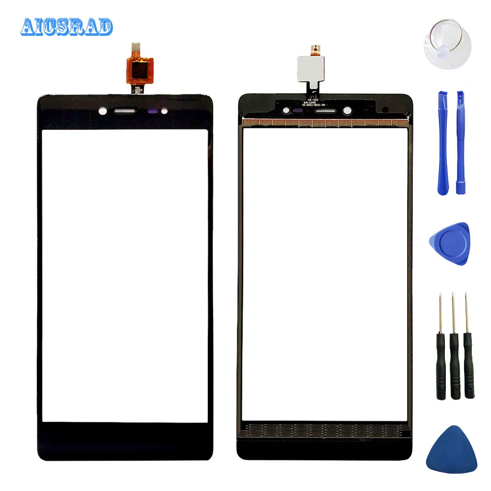 

5inch Replacement High Quality 5.2" For Wiko Fever 4G Touch Screen Digitizer Sensor Outer Glass Lens Panel +tools