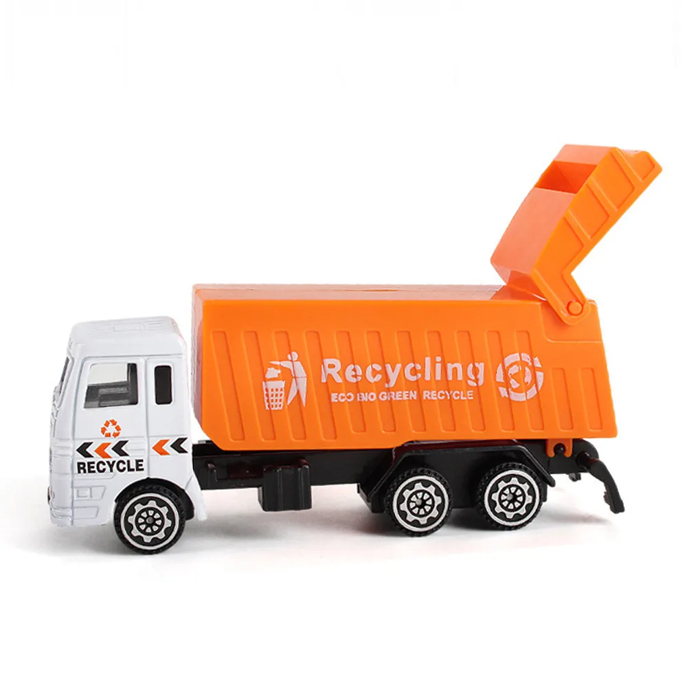 Изготовление литьем игрушка карьерный грузовик детский подарок на день рождения мусоровоз 20S8119 Прямая