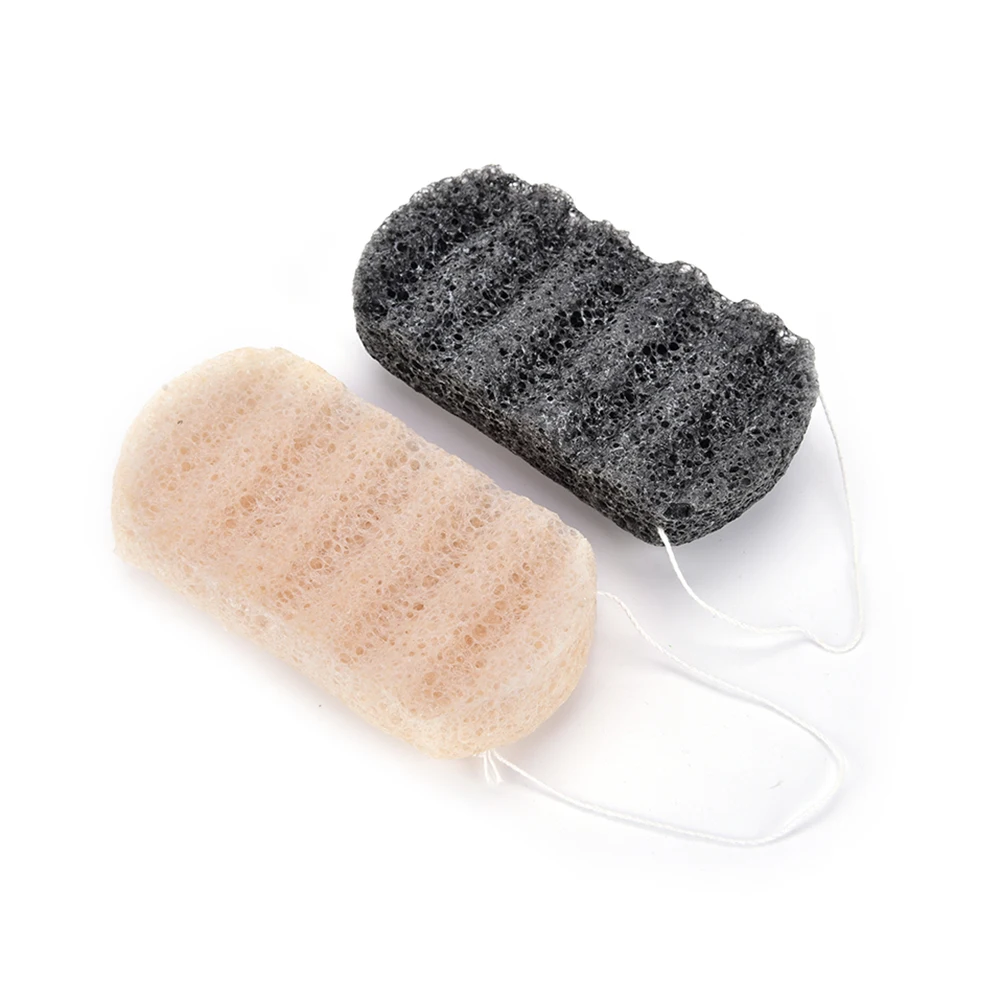 1Pc Natural Konjac Konnyaku face Beautiful Cleanse Washing Sponge Exfoliator Removal Skin Care Cleaning White Black