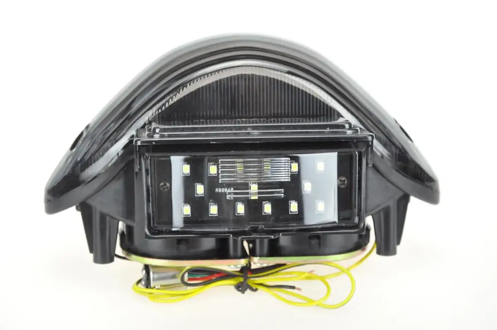 Светодиодные задние фонари тормоза задний фонарь последовательный сигнал поворота фонарь освещения номерного знака для Suzuki 99-07 GSXR1300 03-06