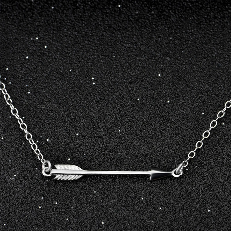 Marvel Scarlett Johansson Arrow Necklace Black Widow Arrow