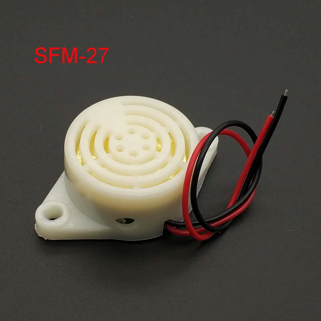 

95DB Alarm High-decibel 3-24V 12V Electronic Buzzer Beep Alarm Continuous Beep For Uno SFM-27