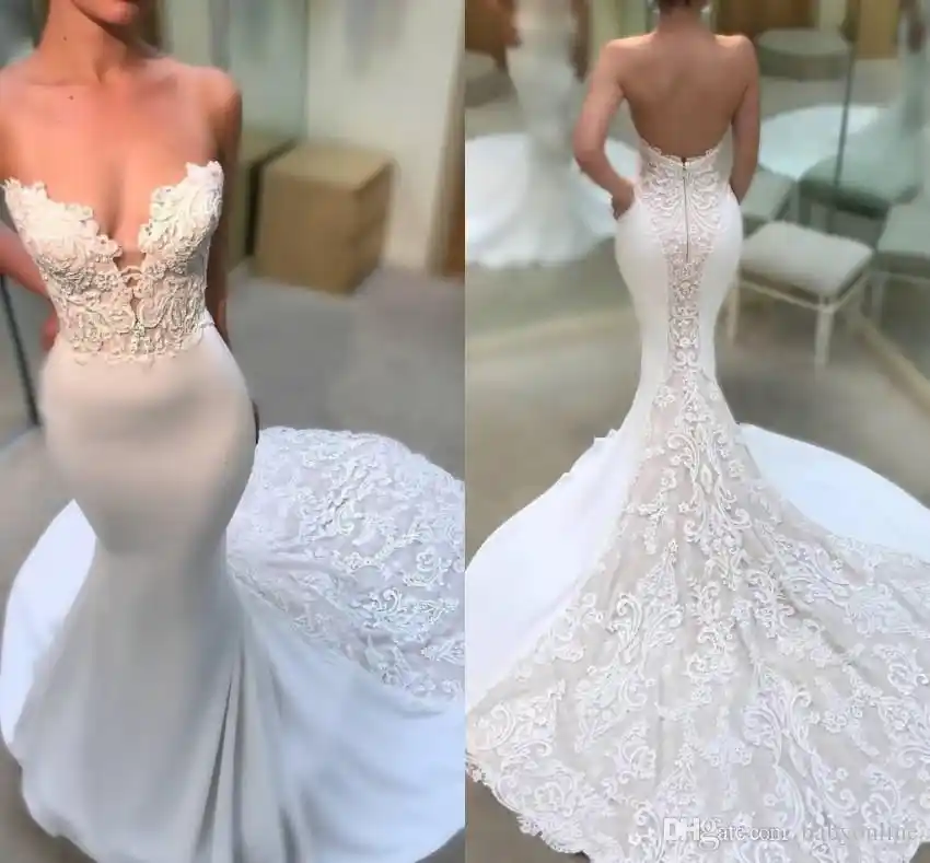 fitted wedding dresses 2019