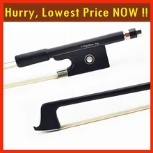 4 4 BRAND NEW Carbon Fiber font b Violin b font Bow STRAIGHT with Greet BALANCE