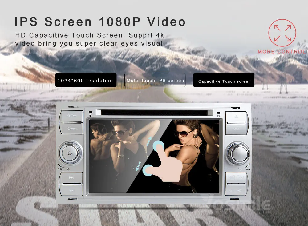 2 din Android 8,1 автомобильный dvd-плеер для Ford Fiesta Ford Focus 2 Mondeo 4 C-Max S-Max FusionTransit мультимедийное радио gps навигация