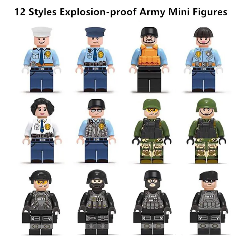 

200PCS More Figures Bricks DIY Kids Gifts Juguetes Compatible Building Blocks Ninja Mini Figures for Boys Girls Toys