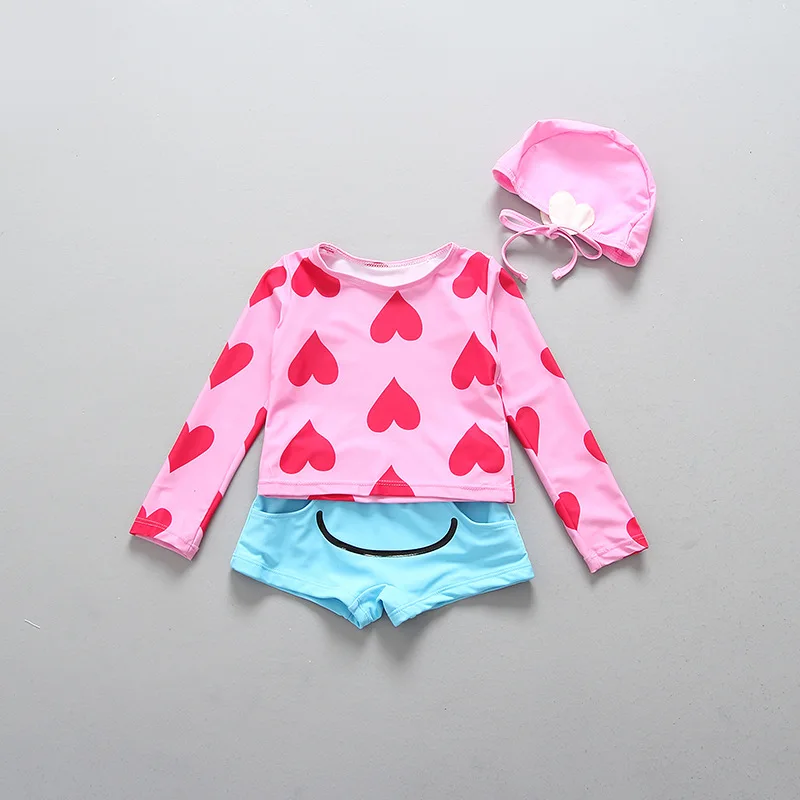 little girl rash guard swimsuit