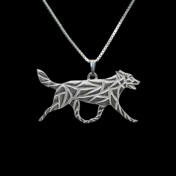 

Australian Kelpie movement - Gold and silver pendant and necklace jewelry