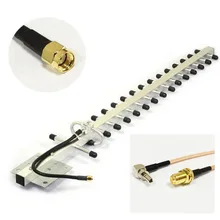 1 шт. 3 Г антенна yagi 25dBi RP-SMA антенны + 1 шт. RP-SMA Женский чтобы CRC9 Мужской RG316 Кабель косичку 15 СМ