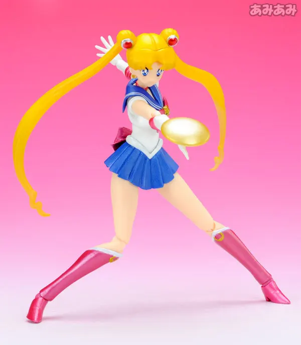 Японское аниме "Pretty Guardian Sailor Moon" Оригинальная фигурка BANDAI Tamashii нация СВЧ/S. H. Figuarts-Сейлор Мун