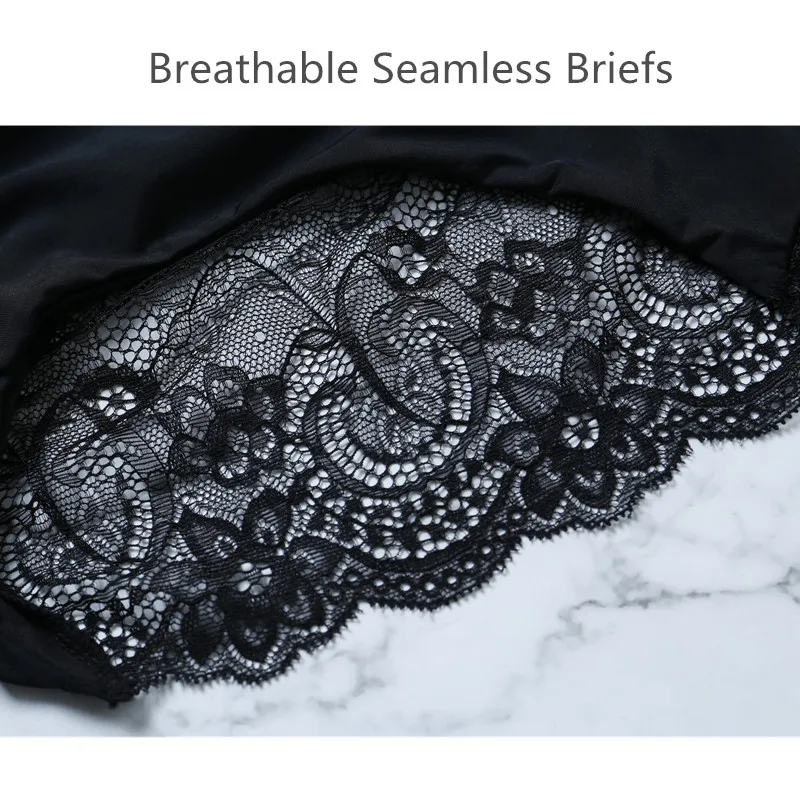 Lace Women's Panties Lace Women's Panties Sexy Female Underwear Seamless Ladies Briefs Low-rise Lingerie Soild Panty Girls Briefs Tangas Slip Femme