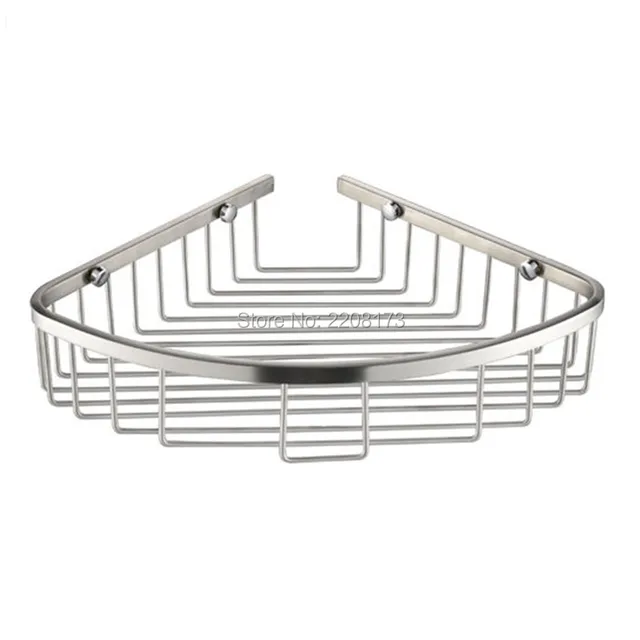 Promotion Luxury Stainless Steel Brushed Nickel Hanging Shower Caddy Promotion Luxury Stainless Steel Brushed Nickel Hanging Shower Caddy Bathroom Floor Corner Storage Rack Shelf Organiser