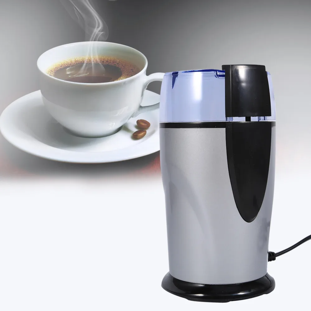 

220v-240V EU Plug Electric Home Use Coffee Spice Grinder Maker with Stainless Steel Blades Beans Mill Coffee Grinder