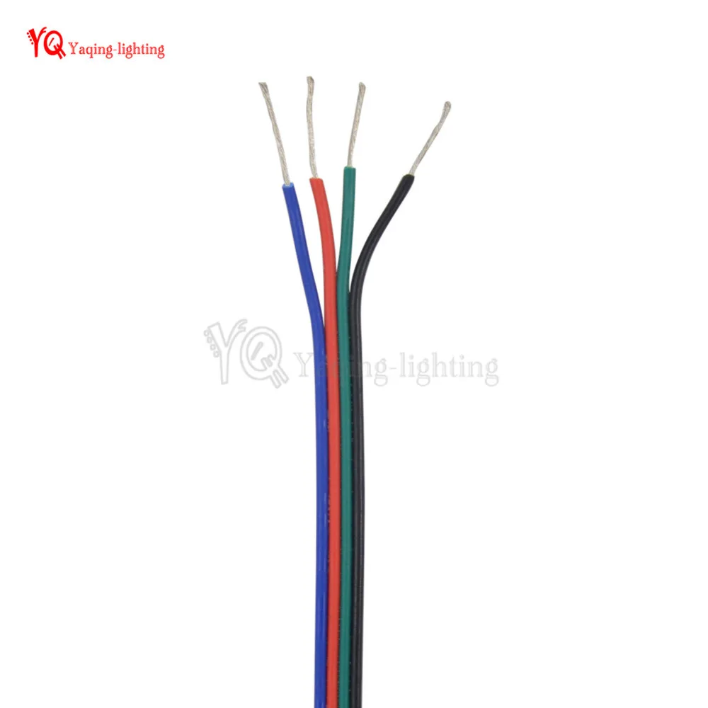 100 m шнур 4pin 20AWG RGB удлинитель линии стенд провод для Светодиодные ленты RGB 5050 3528 APA102 WS2801 Светодиодные ленты