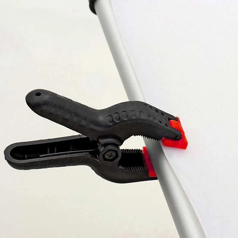 

10 Pcs Photo Studio Light Background Clips Backdrop Clamps A Type 2 inch 8899