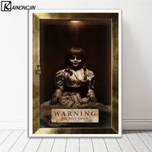 Poster annabelle filme de terror cartazes e impressões pintura em tela imagem da arte da parede para sala estar decoração casa