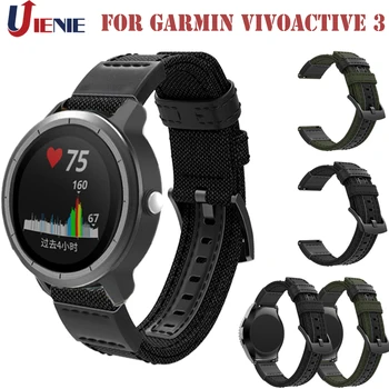 

20mm Nylon Watch Band Wristband for Garmin Vivoactive 3 Smart Bracelet Watchband for Samsung Galaxy Watch 42mm Gear S2 Straps