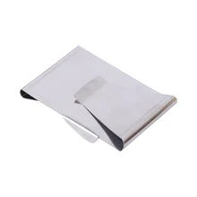 Тонкий Высококачественный тонкий кошелек для кредитных карт из нержавеющей стали