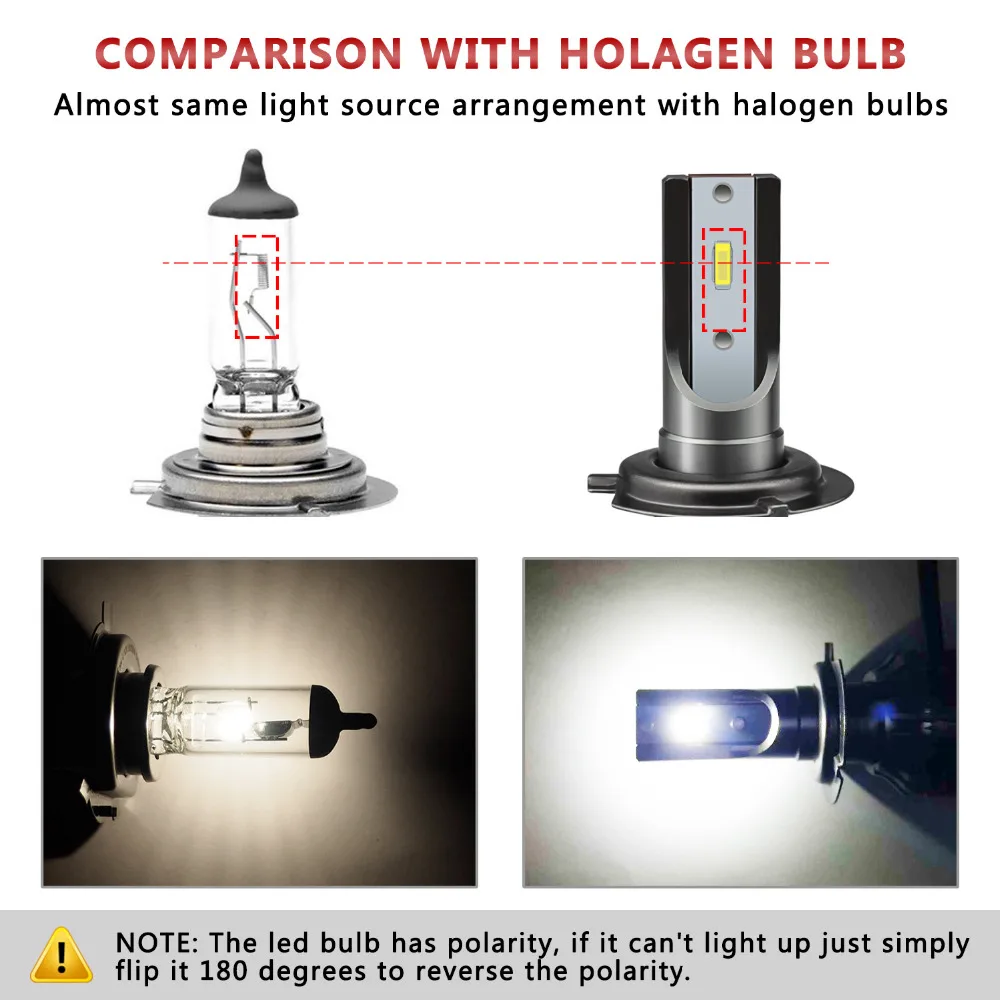 2 шт. H7 светодиодный H4 H11 H1 9005 9006 Автомобильный светодиодный головной светильник лампы(Подол короче спереди и длиннее сзади) ЛУЧ 9000LM 6000K белый авто противотуманных фар с возможностью креативного светильник лампочка DC12v 24v