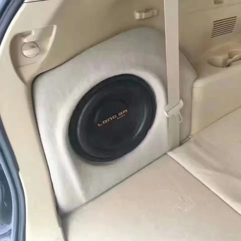 

Toyota Highlander speaker modification- Car trunk modification to add subwoofer