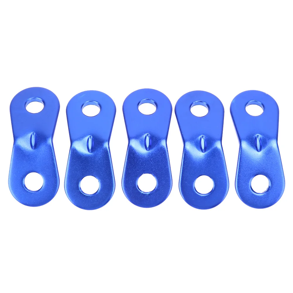 

5pcs Tent Wind Rope Buckle Quick Knot 2 hole Antislip Camping Hiking Tightening Hook Wind Rope Buckles Aluminum Alloy Buckles