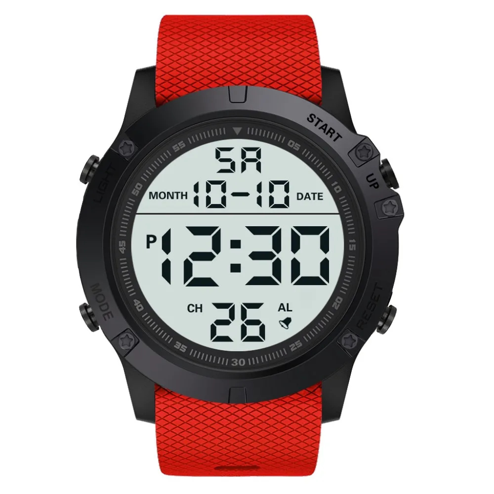 Relogio feminino, модные мужские военные спортивные часы, Роскошные, светодиодный, водонепроницаемые, цифровые часы, мужские часы F4