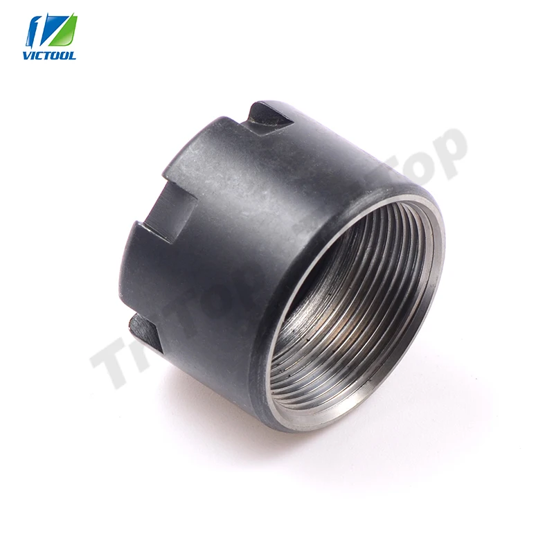 2pcs precision spring collet nut ER8 ER11 ER16 ER20 ER25 ER32 ER40 clamping tools for CNC milling engraving machine er11 nut