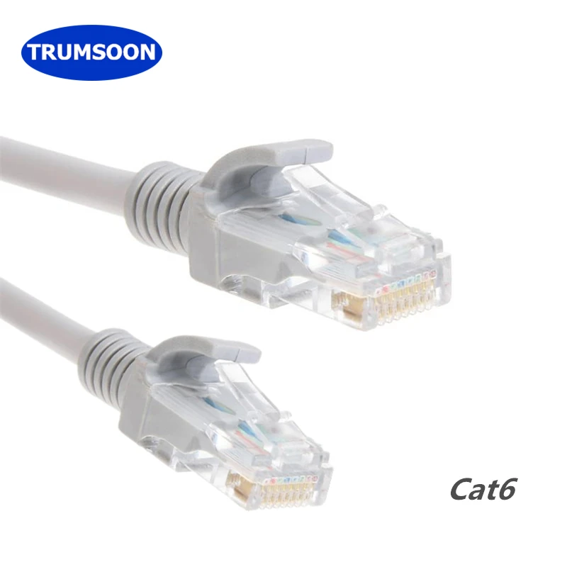 Trumsoon Cat6 Lan Cable RJ45 Network Cable Ethernet Patch UTP Cord for Router PC 1/3/5/10/15m