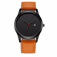 Dropshipping Large Dial Top Luxury Brand Men Watches Men s Sports Quartz Clock Man Leather Military