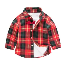 Kacakid Nieuwe Lente Jongens En Meisjes Lange Mouwen Kinderen Повседневная клетчатая рубашка в клетку Kinderkleding Y6