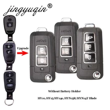 Jinyuqin 2/3 кнопка дистанционного ключа оболочки для hyundai Tucson СТАРЫЙ Elantra-2003 Santa Fe/NF Орел терракан без держателя батареи Fob