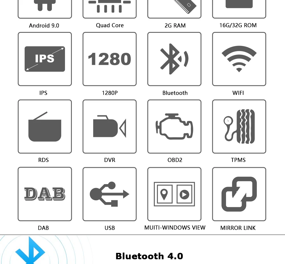 Flash Deal Android 9.0 Car Audio Stereo Player For Land Rover/Freelander 2 2007-2012 Wifi Radio FM Quad Cores Radio HDMI Multimedia GPS 3