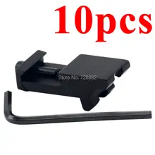 10 шт. тактические 45 градусов угол смещения сторона 20 мм Пикатинни Вивер Прицел Рейку