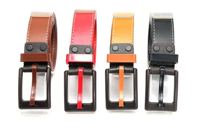 

Men's Women's Belts Metal Anti-allergies Punk for Jeans Variety of Color The Belt Free To Trim Size Holographic Designer Belt