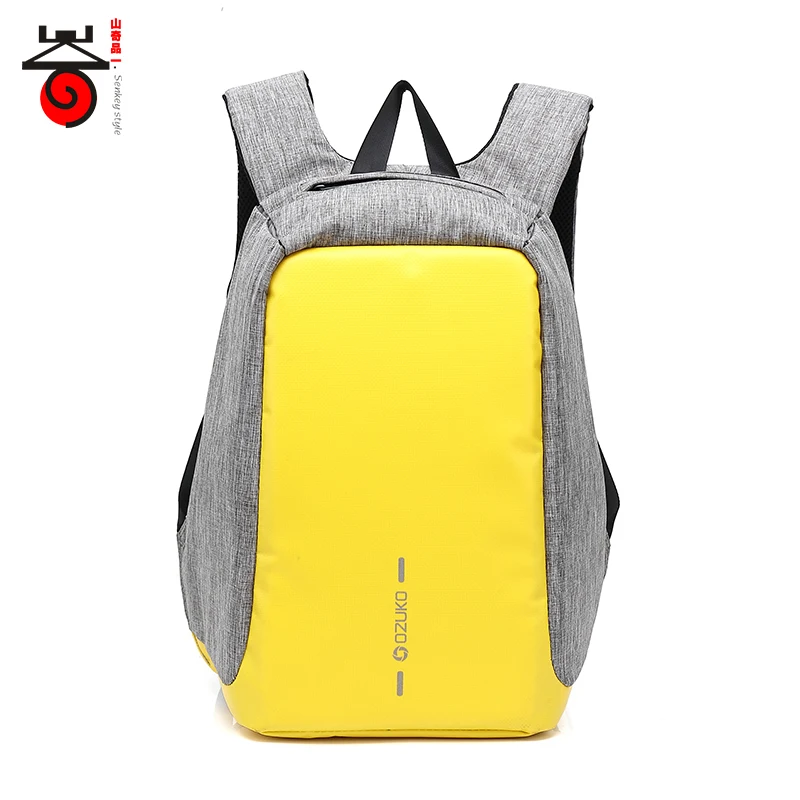 Senkey style Men font b Backpacks b font USB Charge Laptop Computer font b Backpacks b
