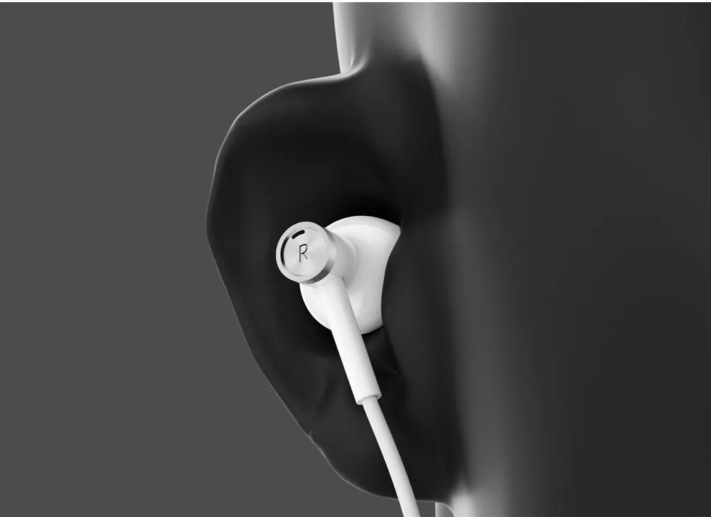2018 New Original Xiaomi Mi Dual Driver MEM Mic Tenacity Wire Control Half-In-Ear L-Shape Plug Earphones Hybrid DC Dynamic (3)