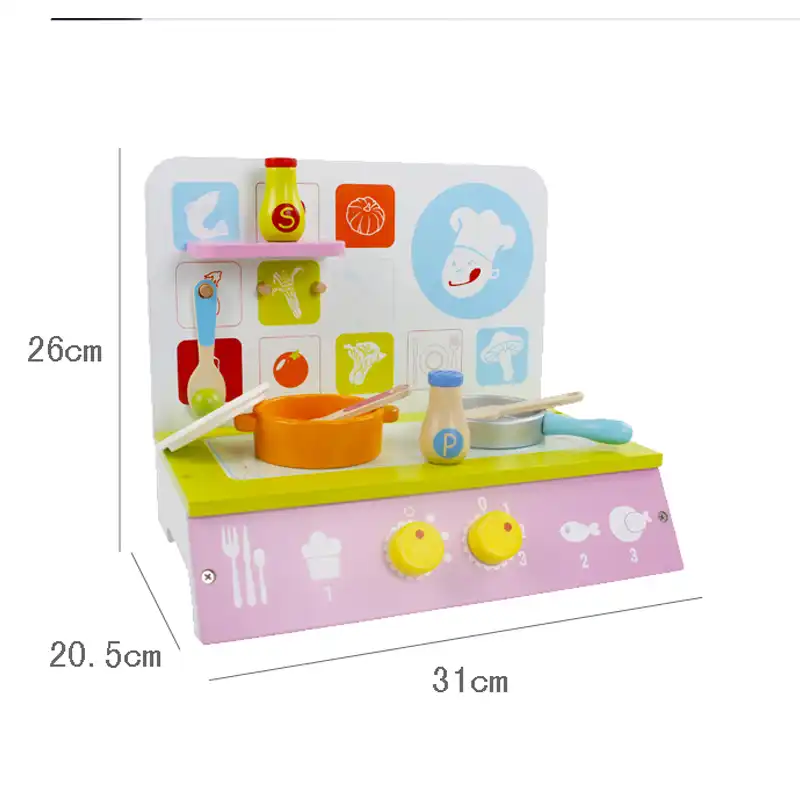 childrens wooden kitchen set