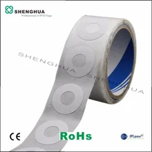 1000 шт/рулон 915 МГц UHF Пассивный Смарт RFID диск тег белая бумага клейкая этикетка наклейка для CD DVD управления дисками