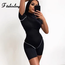 Fitshinling Athleisure Fitness Short Jumpsuit Women Rompers Bodybuilding Sexy Slim Playsuit Sportswear Summer Body Jumpsuits Fitshinling Athleisure Fitness Short Jumpsuit Women Rompers Bodybuilding Sexy Slim Playsuit Sportswear Summer Body Jumpsuits