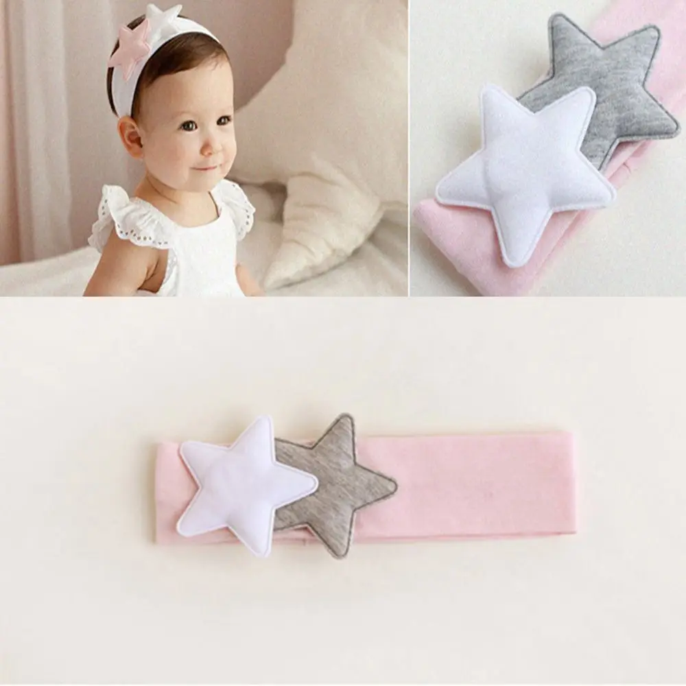 

Newborn Cute Star Kids Bowknot Hair Band Baby Girls Dress Up Elastic Shine Head Band Accessories 2 Colors